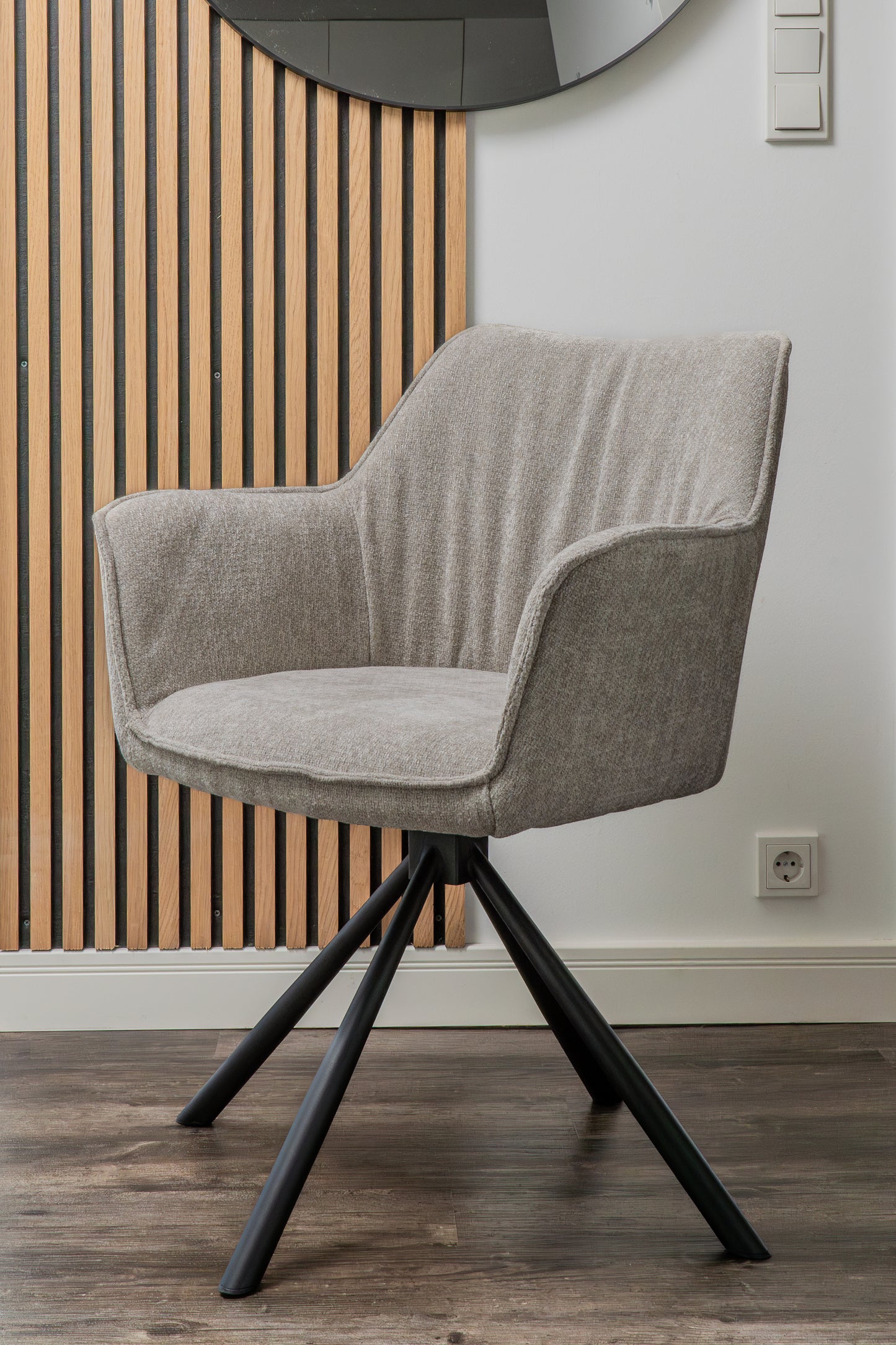 Emilio Largo 2010 mit Drehfunktion, Webstoff, hellgrau