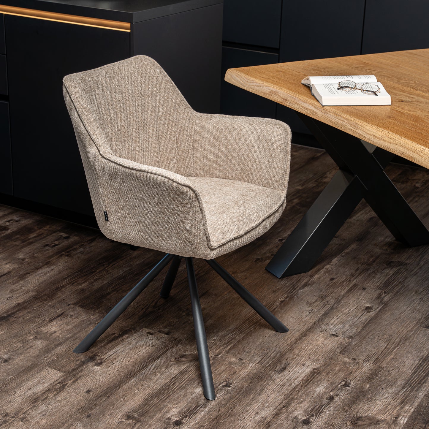 Emilio Largo 2010 mit Drehfunktion, Webstoff, Sand