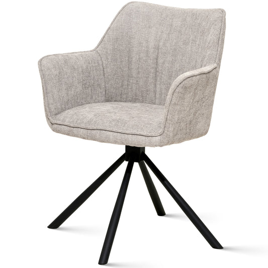 Emilio Largo 2010 mit Drehfunktion, Webstoff, hellgrau