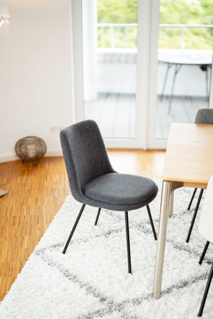 Emilio Largo 1010, Bouclé, Black