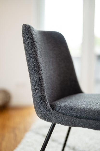 Emilio Largo 1010, Bouclé, Black