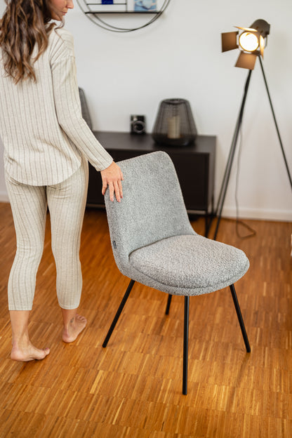 Emilio Largo 1010, Bouclé, Stone Gray