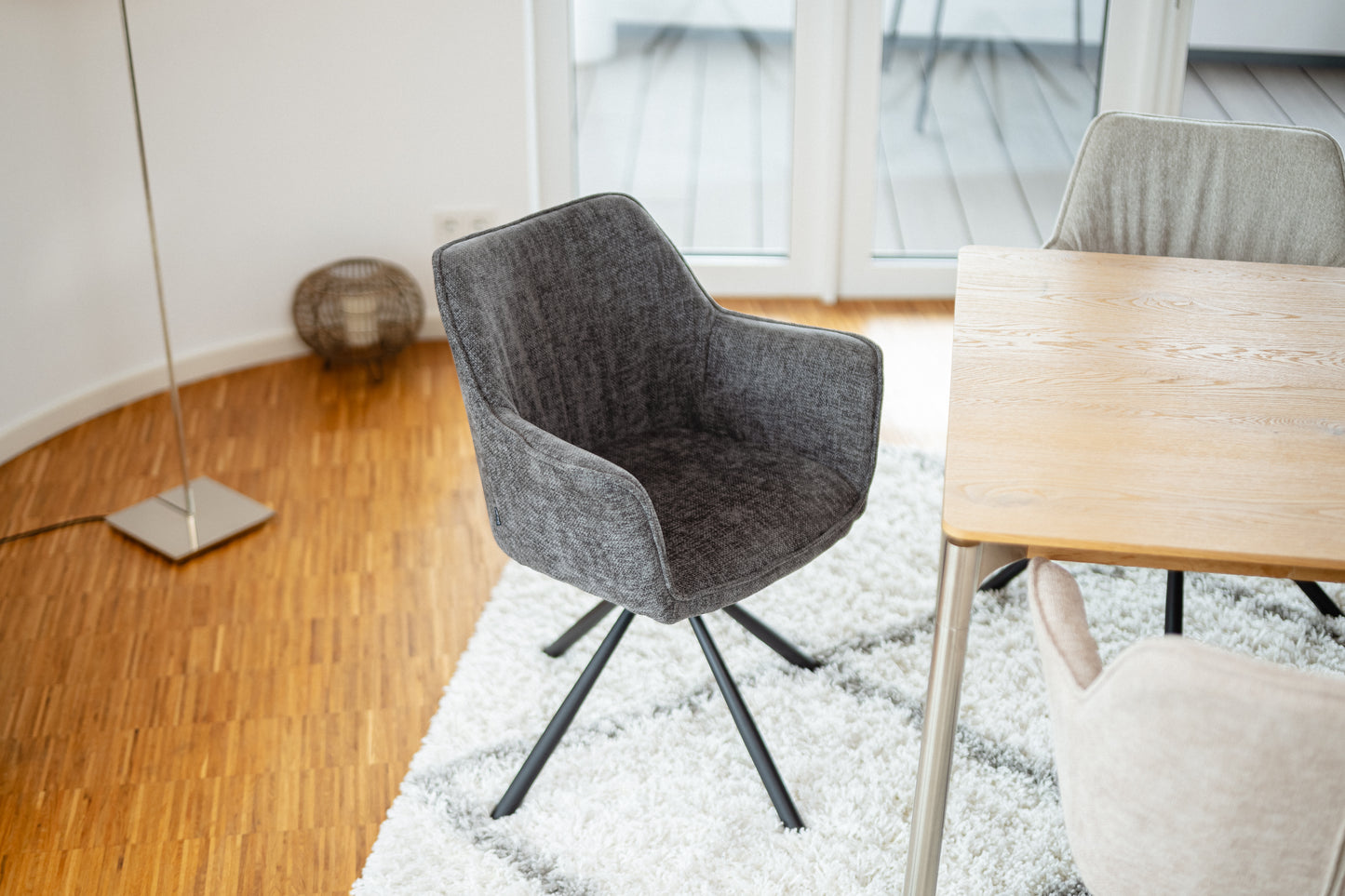 Emilio Largo 2010 mit Drehfunktion, Webstoff, Graphit