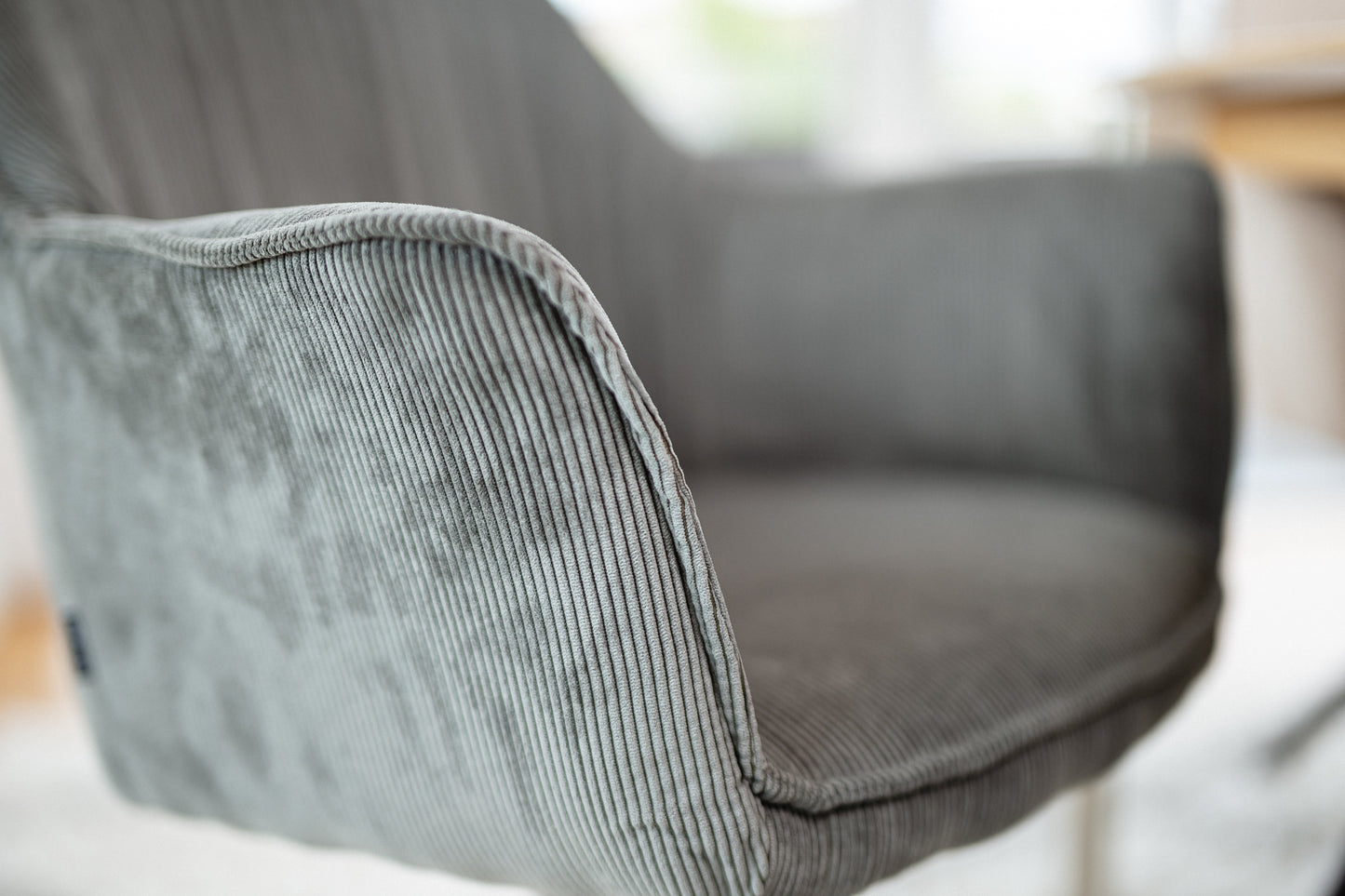 Emilio Largo 2010 mit Drehfunktion, Cordoptik, kieselgrau