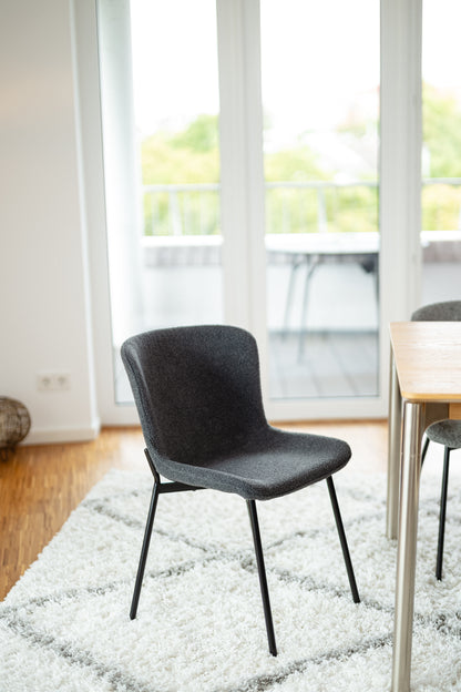 Emilio Largo 4010, Bouclé, Black