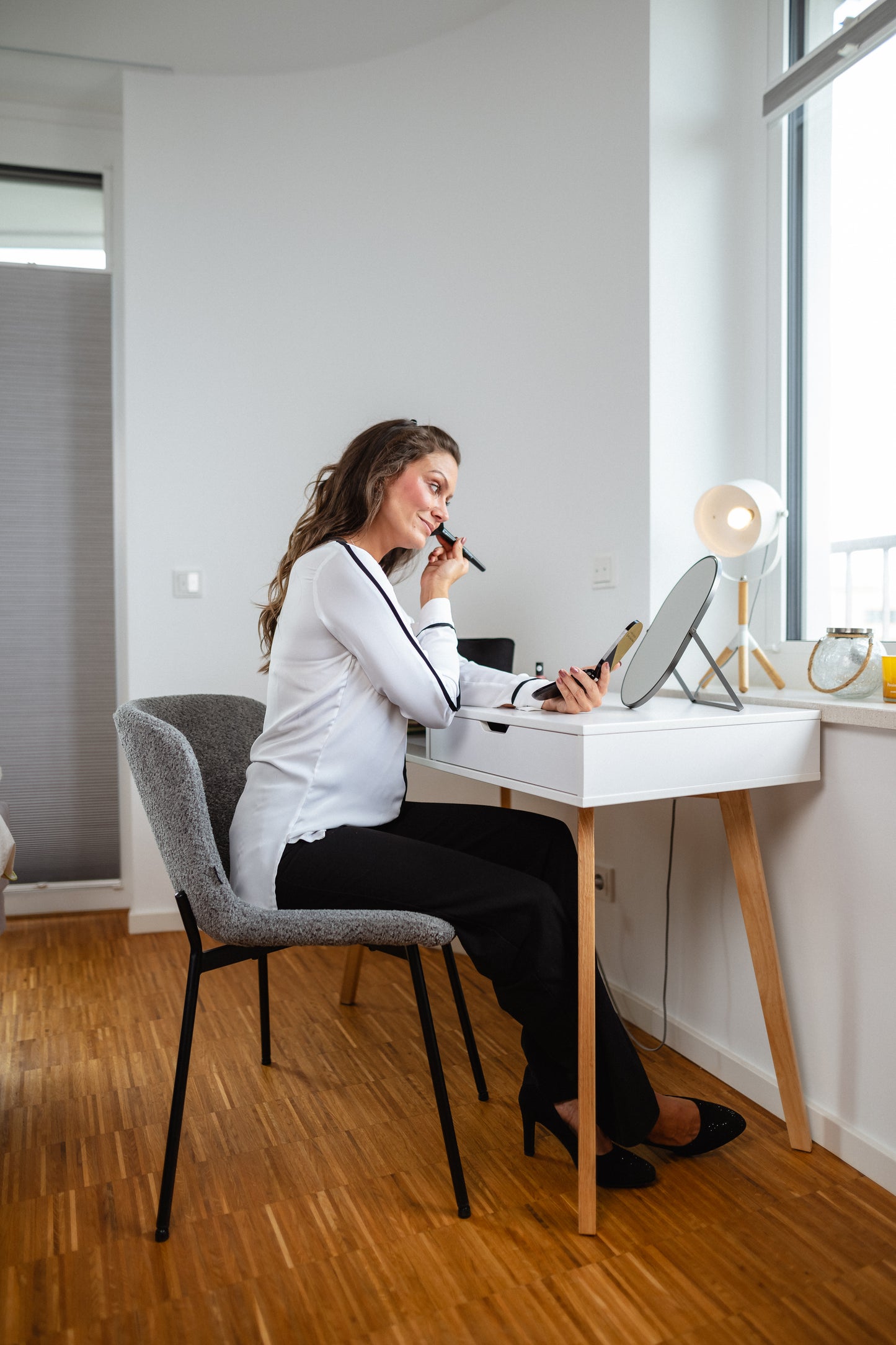 Emilio Largo 4010, Bouclé, Stone Gray